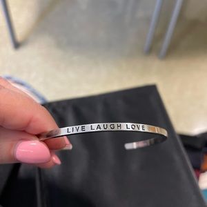 Mantraband bracelet “live laugh love”